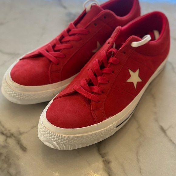COPY - NEW Converse One Star Ox Suede Red Size 13 LIMITED EDITION. - Picture 11 of 14